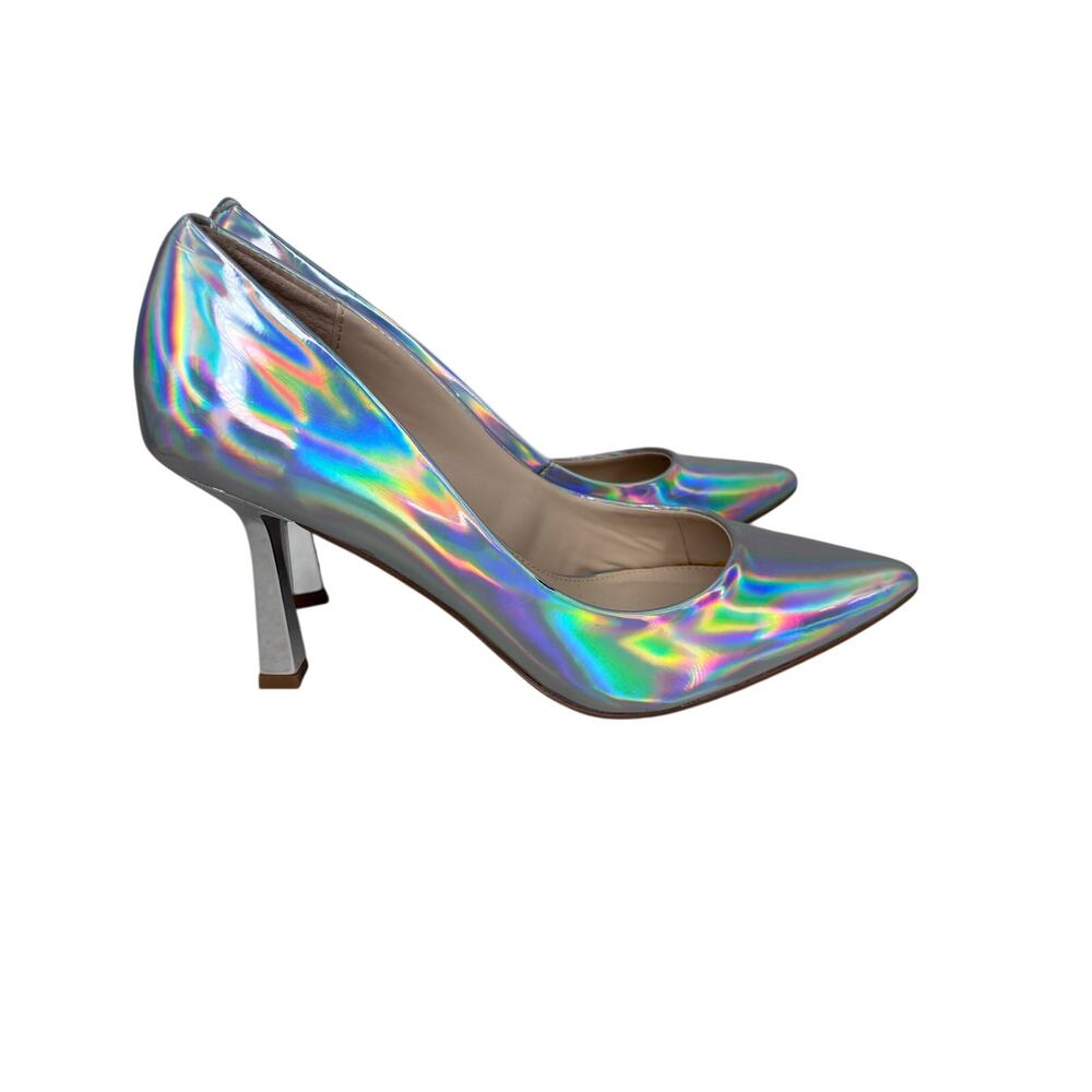 Steve Madden Salza Iridescent Metallic Pumps SZ 9.5